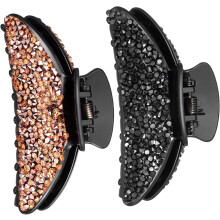 2 Stück Diamant-Harz-Haarnadeln, große Haarspangen, Haaraccessoires für Damen und Mädchen
