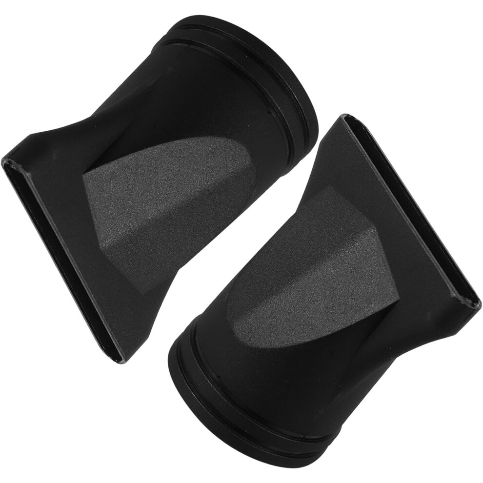 Hkhbjs Black 2Pcs Hair Dryer Nozzle Attachment 4.5Cm Concentrator Diffuser Tips Hair Styling Tool Salon Use