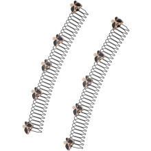 2 Stück Strass-Haarnadeln und Haarkämme für Damen, unsichtbare Haaraccessoires für Alltag und besondere Anlässe