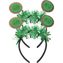 2er-Pack Kiwi-Frucht-Haarreifen, Party-Stirnbänder, Grün, kreative Haaraccessoires, einzigartige Haarspangen für Damen