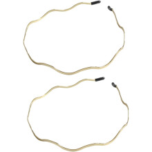 2 Stück wellenförmige Haarreifen für Damen, stylische Haarbänder für Mädchen, tägliche Haardekoration