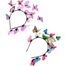 2 Stück Schmetterlings-Haaraccessoires für Damen, dekoratives Haarband