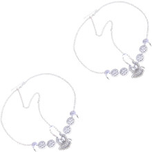 2 stuks retro haarbanden in etnische stijl, haarsieraden, retro hoofddeksels en haaraccessoires voor verkleedpartijen en feestjes.