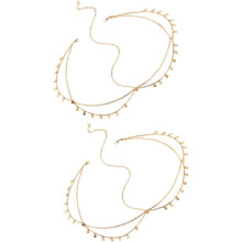 2er-Set Haarketten/Stirnbänder im Boho-Stil, zarte ethnische Kopfbedeckungen für Damen – modische Accessoires