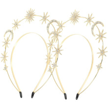 2er-Pack Brautstirnbänder im Göttinnen-Stil, Kronen-Haarbänder für Damen, Festival-Accessoires