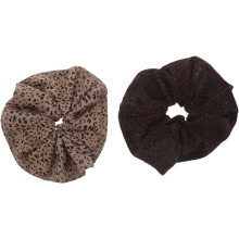 2pcs Large Elastic Leopard Print Hair Ties Women Scrunchies for Ponytail Holders Thick Hair Bands for Girls Parties and School
