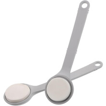 2ks aplikátor tělového mléka na záda s dlouhou ergonomickou rukojetí, omyvatelný kartáč
