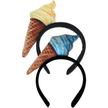 2er-Pack Eiscreme-Haarbänder, lustige Damen-Haarbänder für Make-up, Spa und Partys