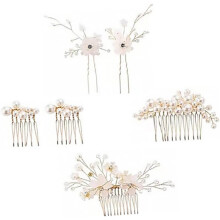 6pcs Flower Bridal Hair Combs Elegant Hair Accessories for Weddings Parties and Special Occasions Unique Headpieces