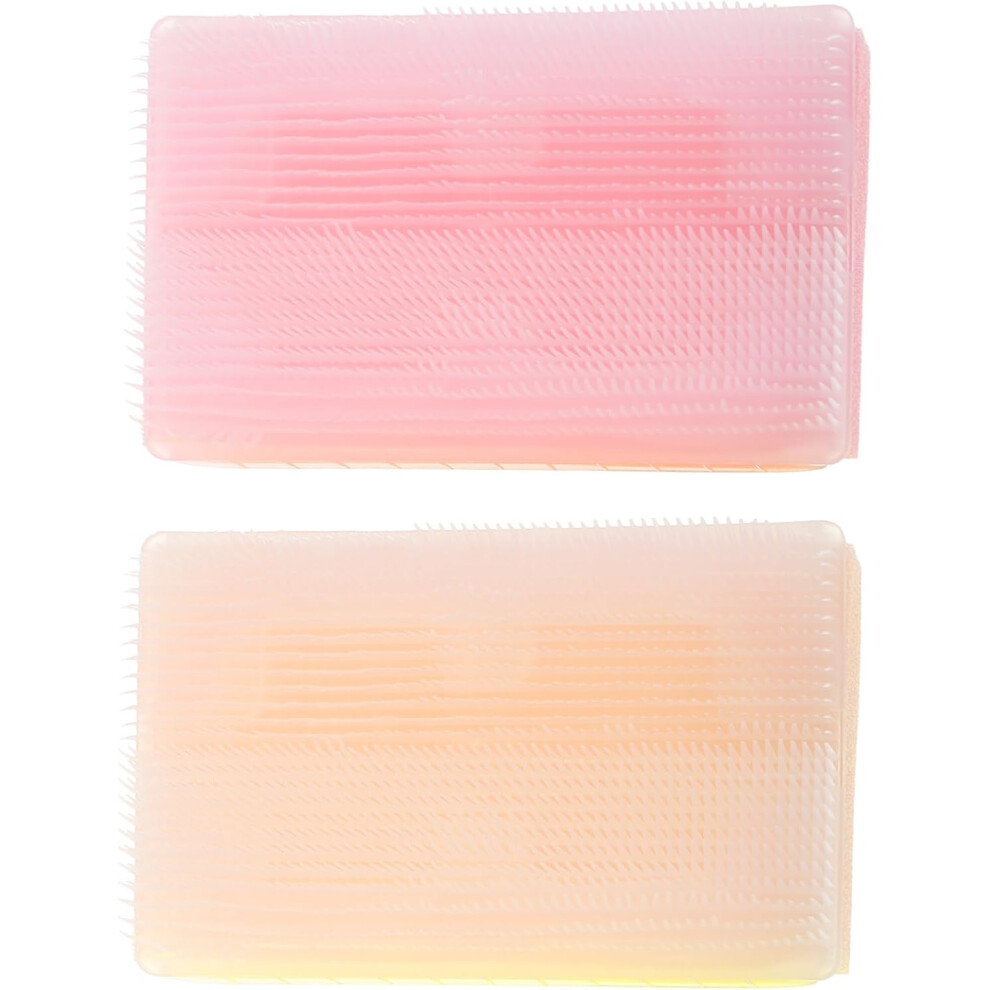 Hkhbjs 2Pcs Sensory Brush Bath Brush Sponge For Newborn Born Essentials For Bathing And Sensory Training
