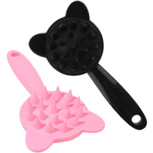 2er-Pack Silikon-Kopfhautbürsten für Frauen, Kopfhautmassagegerät, Shampoo-Bürste für trockenes und nasses Haar