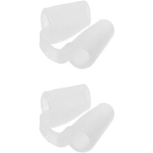 2pcs Silicone Nose Brace for Rhinoplasty, Post-Surgery Nostril Support Splint, L Size Nasal Retainer Device