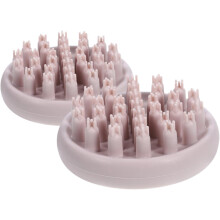 2 stuks siliconen shampooborstels, hoofdmassageborstels, handmatige haarwasborstels, doucheborstels, hoofdmassagetools, scrubbers voor thuisgebruik