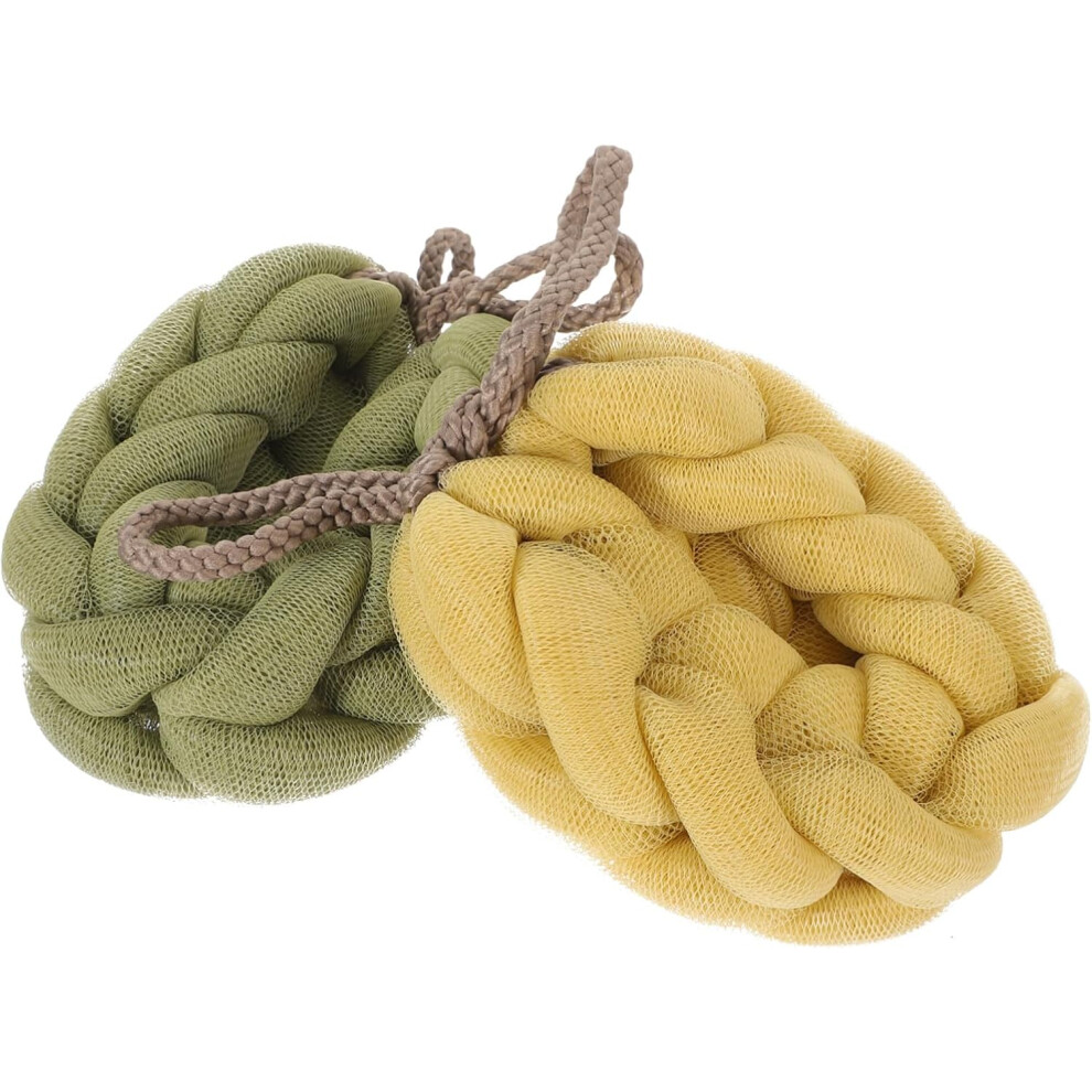 Hkhbjs 2Pcs Bath Towel Body Scrubber Shower Loofah Long Bathroom Bath Sponge For Adults Skin Cleaning Exfoliating