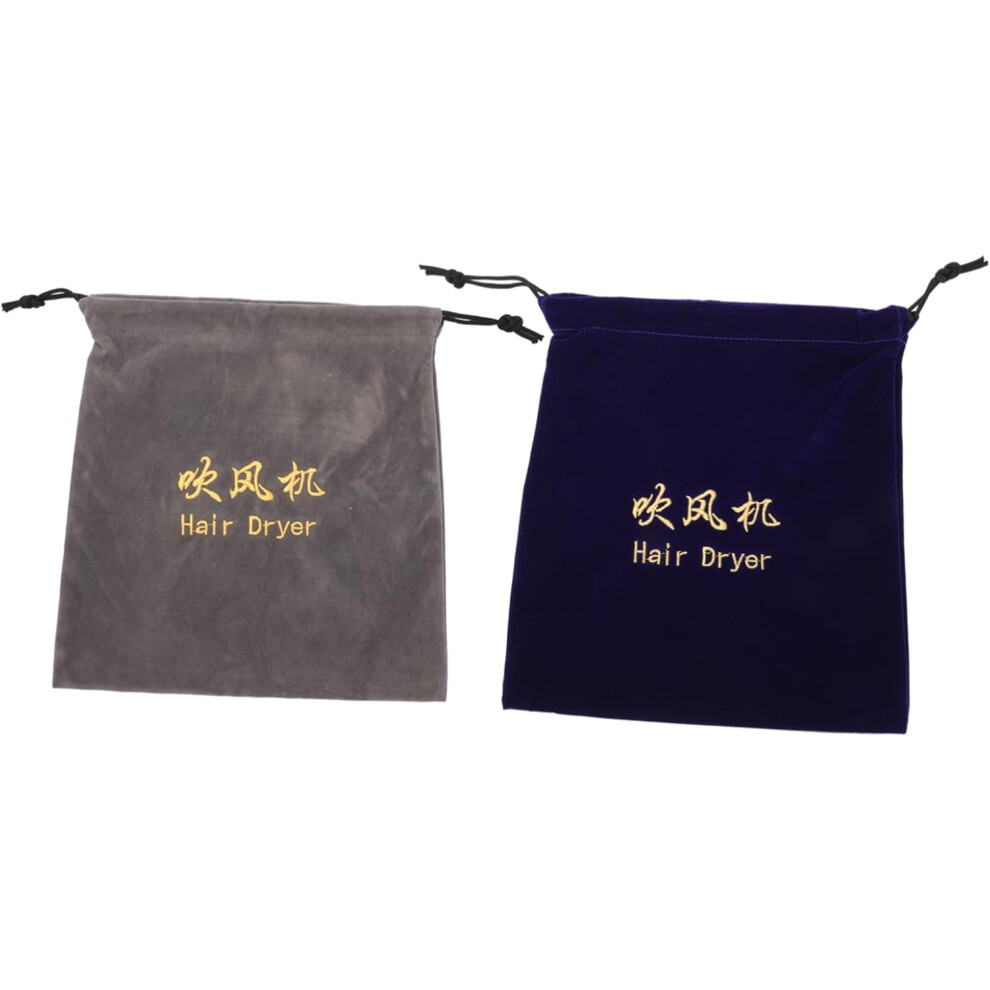 Hkhbjs 2Pcs Hair Dryer Storage Bag Drawstring Pouch For Smooth Hairdryer Case Guest Supplies Travel