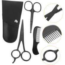 Professionele baardschaar, snortrimmer en opbergtas voor de verzorging van mannen.