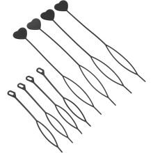 40 pinces à chignon torsadées en forme de cœur, outils de coiffure pour femmes, outil de tressage DIY
