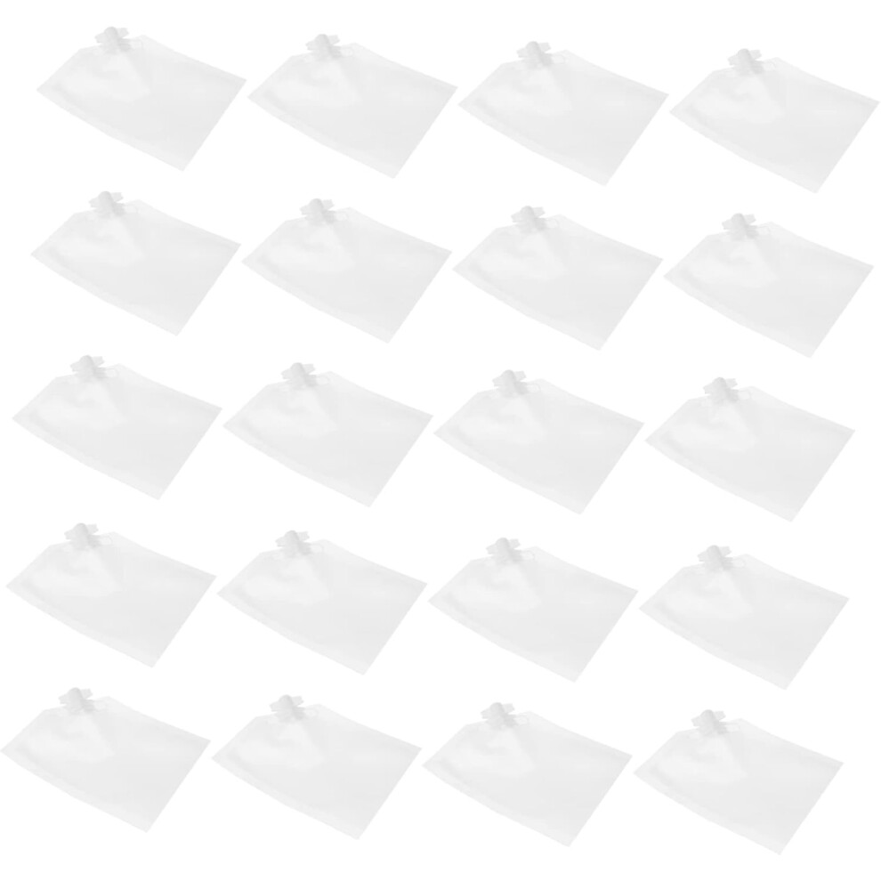Hkhbjs 20Pcs 10Ml Leakproof Suction Mouth Disposable Cosmetics Bags Travel Fillabl