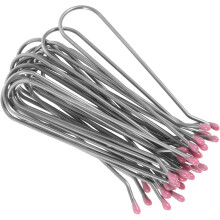 20 Stück U-förmige Lockenwicklerclips, 1,9 cm, Metall-Haarwicklerclips für Kurzhaar-Dauerwellen-Sets, Salon