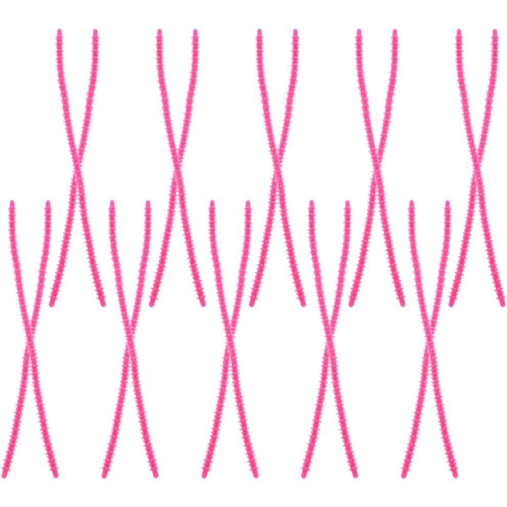 Hkhbjs 20Pcs Small 0.6Cm Silicone Spiral Hair Perm Rods For Short Hair Styling Pink Curling Rollers Women Curler Tools For Diy Beauty Care