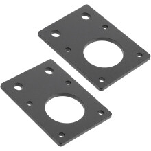2 Stück Druckerzubehör Schrittmotorhalterung, eloxierte Aluminium-Montageplatte für Aluminiumprofile