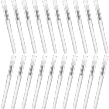 20pcs Manicure Silicone Sticks para Unhas Glitter Escovas Aplicador de Arte das Unhas de Silicone