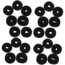 24pcs Donut Hair Bun Maker Tool Set for Women Girls Hair Styling Accessories Including Braiding Tools
