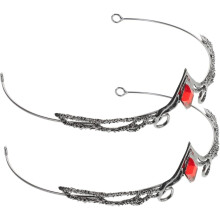 2 stuks retro donkere stijl vintage barok kroon hoofdband strass kristallen tiara voor dames bruiloft verjaardag missverkiezing