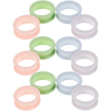 24 Silikon-Fingerringe für Scheren und Gartenscheren, komfortables, ergonomisches Design zur Reduzierung von Handermüdung