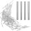 200pcs Double Headed Nails Double Sided Edging Iron Seamless Installation Easy Installation 1