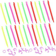 52pcs Cold Ironing Plastic Spiral Hair Perm Sticks for Women Small Perm Sticks for Tight Curls Hair Kit Spiral Curlers