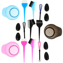 Juego de 3 piezas de peine, recipiente y brocha para teñir el cabello, para uso doméstico o profesional.