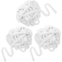 3-packs wegwerp wattenrolletjes voor permanenten, haarverzorging, wattenstaafjes, handige waterabsorberende spiralen