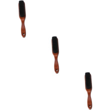 3er-Set Bartbürsten mit Holzgriff und Schweineborsten für Herren