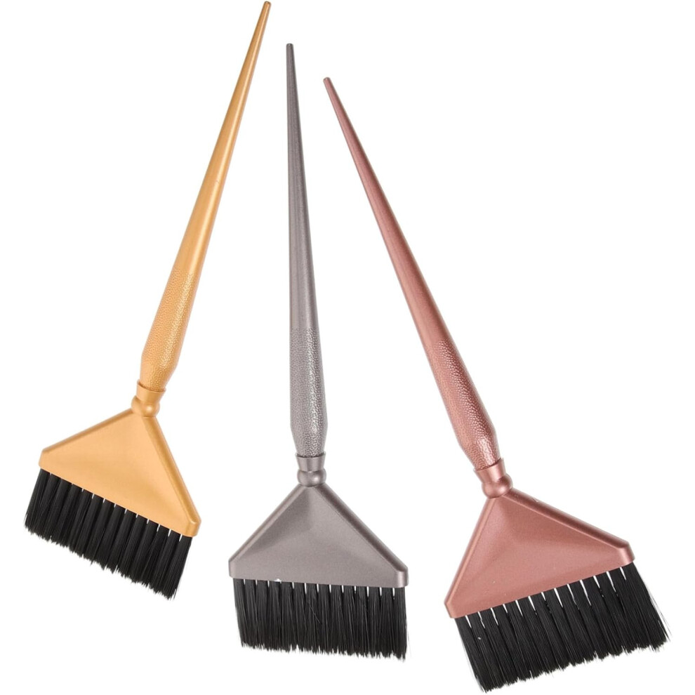 Hkhbjs Black 3Pcs Hair Dye Brush For Coloring Soft Bristles For Salon Use And Home Hair Dyeing