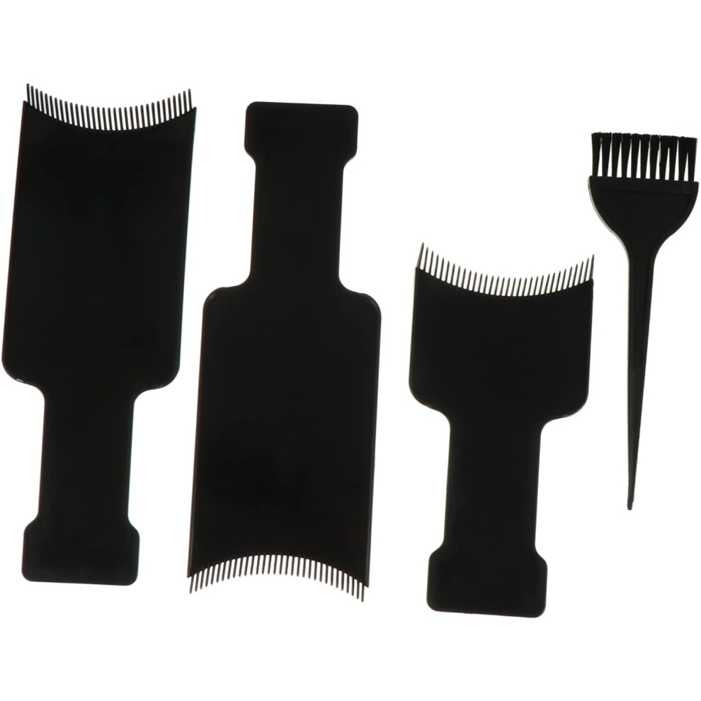 Hkhbjs 4Pcs Hair Coloring Tool Highlighting Board Tint Brush And Comb For Dying For Home Salon Use