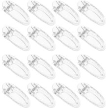 20 Stück 4 cm Mini-Haarspangen mit Anti-Rutsch-Funktion, Haarspangen zum Einrasten, Haaraccessoires für Babys, Volumen-Haarspangen, zufällige Farbe