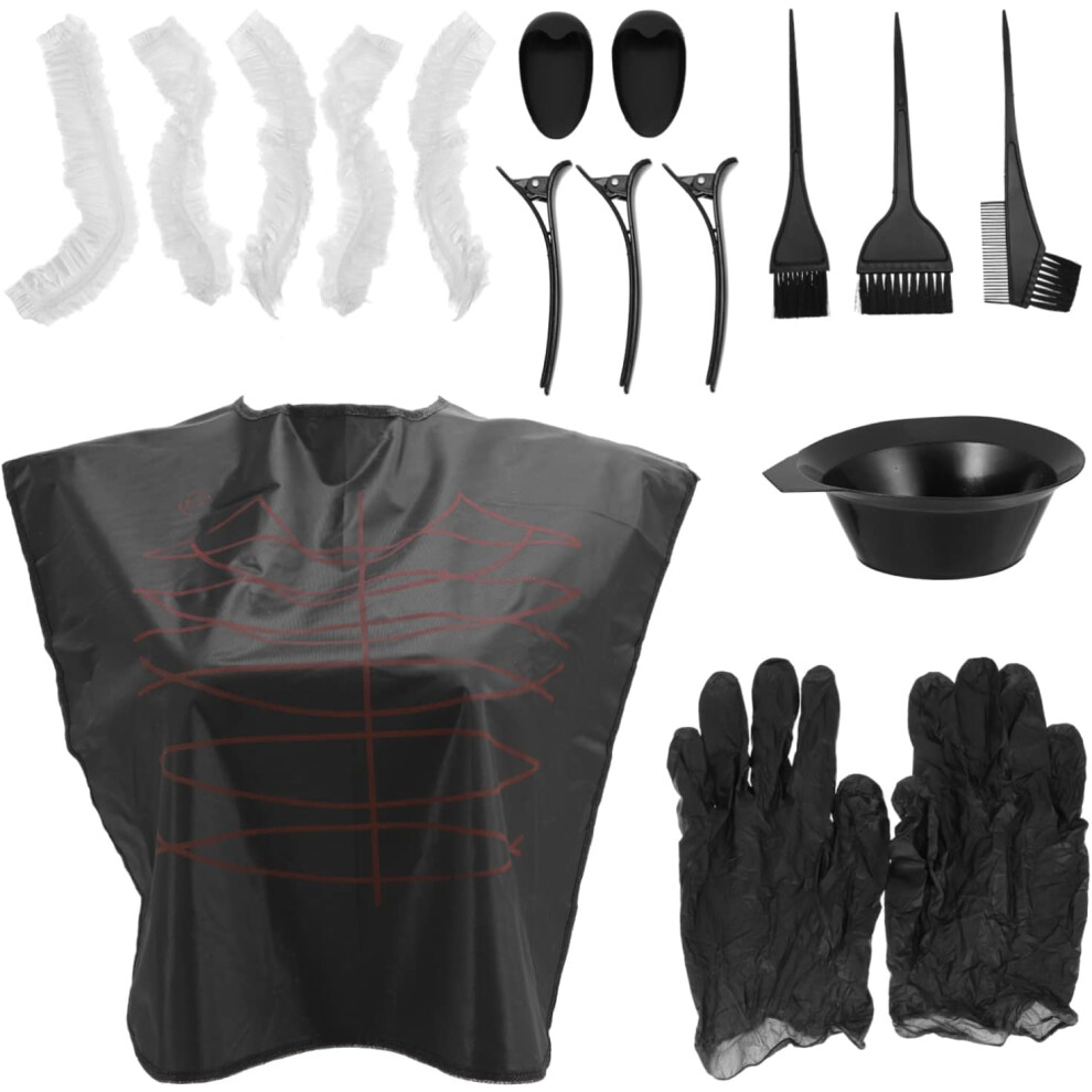 Hkhbjs Hair Dye Set Diy Salon Hair Dye Tools Coloring Comb Dyeing Brush Whisk Detangler Brush Bowl