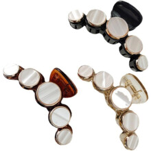 3er-Pack farbige Haarspangen für Damen, stylische Haarclips für dickes Haar, für den täglichen Gebrauch, Farben zufällig