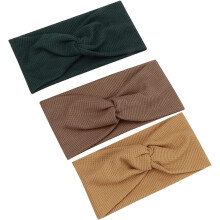 3 stuks modieuze haarbanden voor meisjes, elastische haarbanden voor krullend haar, geschikt voor yoga en sport.