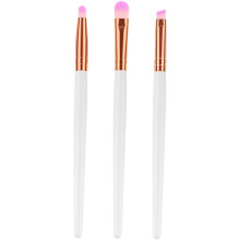 3-teiliges professionelles Make-up-Pinselset für Damen mit Holzgriff und Nylonborsten, geeignet für Puder und Rouge