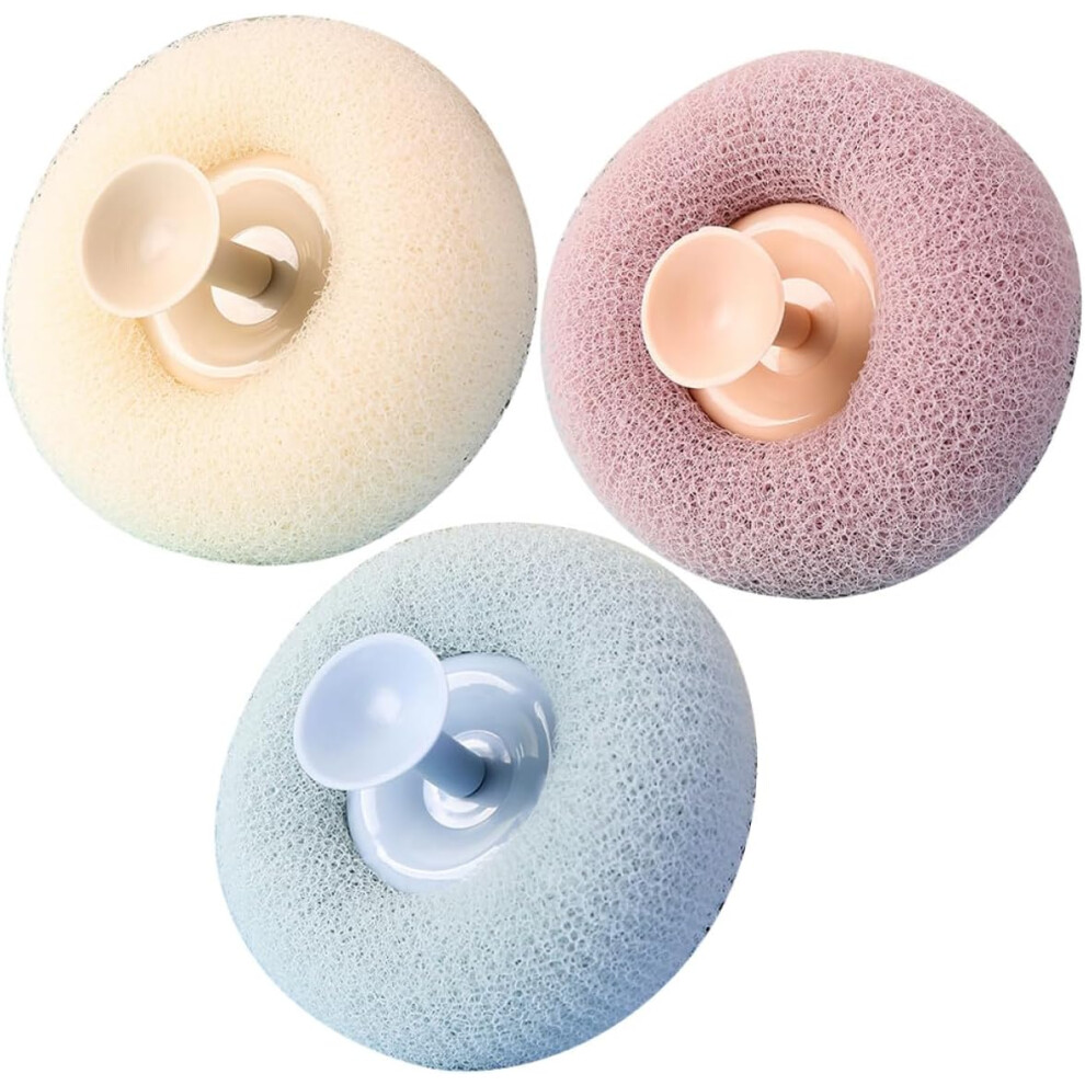 Hkhbjs 3Pcs Exfoliating Bath Loofah Set For Women