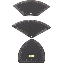 Lot de 3 gabarits pour sourcils, règles de traçage et outils de précision pour un positionnement précis.