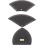 3pcs Eyebrow Locator Eyebrow Line Mark Ruler for Precise Positioning Guide Ruler Brow Tool 1