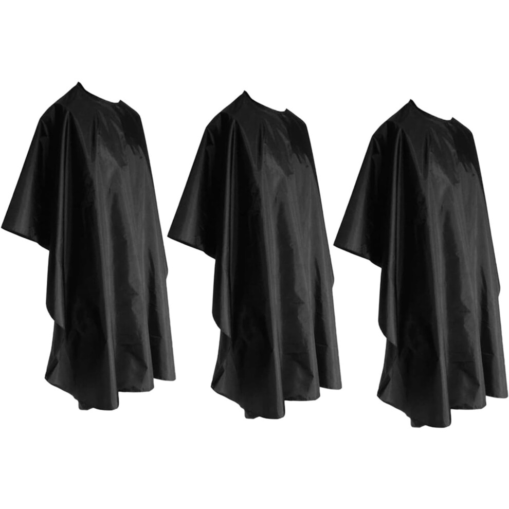 Hkhbjs 3Pcs Haircut Cloth Cover For Salon Gown Robes Barber Cape For Adults Hair Stylist Cape For Haircuts Snap Closure