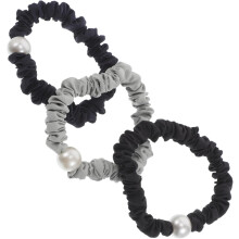 3 ks boho perlové gumičky do vlasů, elastické držáky na culíky pro dívky, ženy, svatební vlasové doplňky, nadčasová elegance