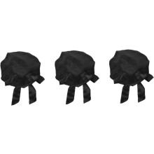 Lot de 3 bonnets de douche réutilisables pour femmes et filles.
