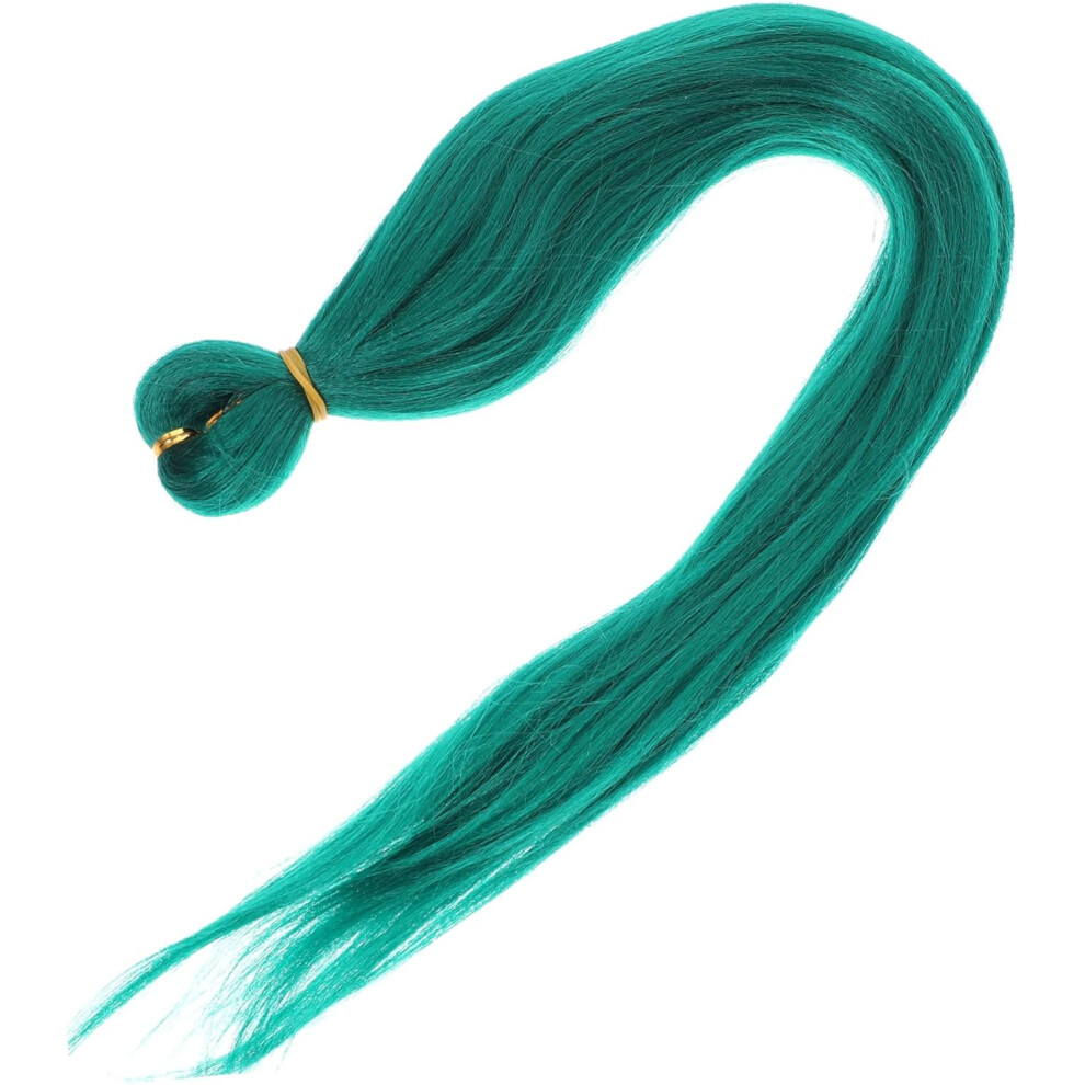Hkhbjs Green Pre-Stretched Braiding Hair Extensions 26 Inch 3 Rolls Synthetic Long Braid Hair For African Dreadlocks Crochet Braids In Beauty Care