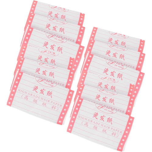 30 Sheets Cold Paper Perm Sheets for Hairdressing Salon Disposable Thin Perm Papers