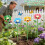 Variable Level Garden Bird Feeder Set constructed Of Strong 4